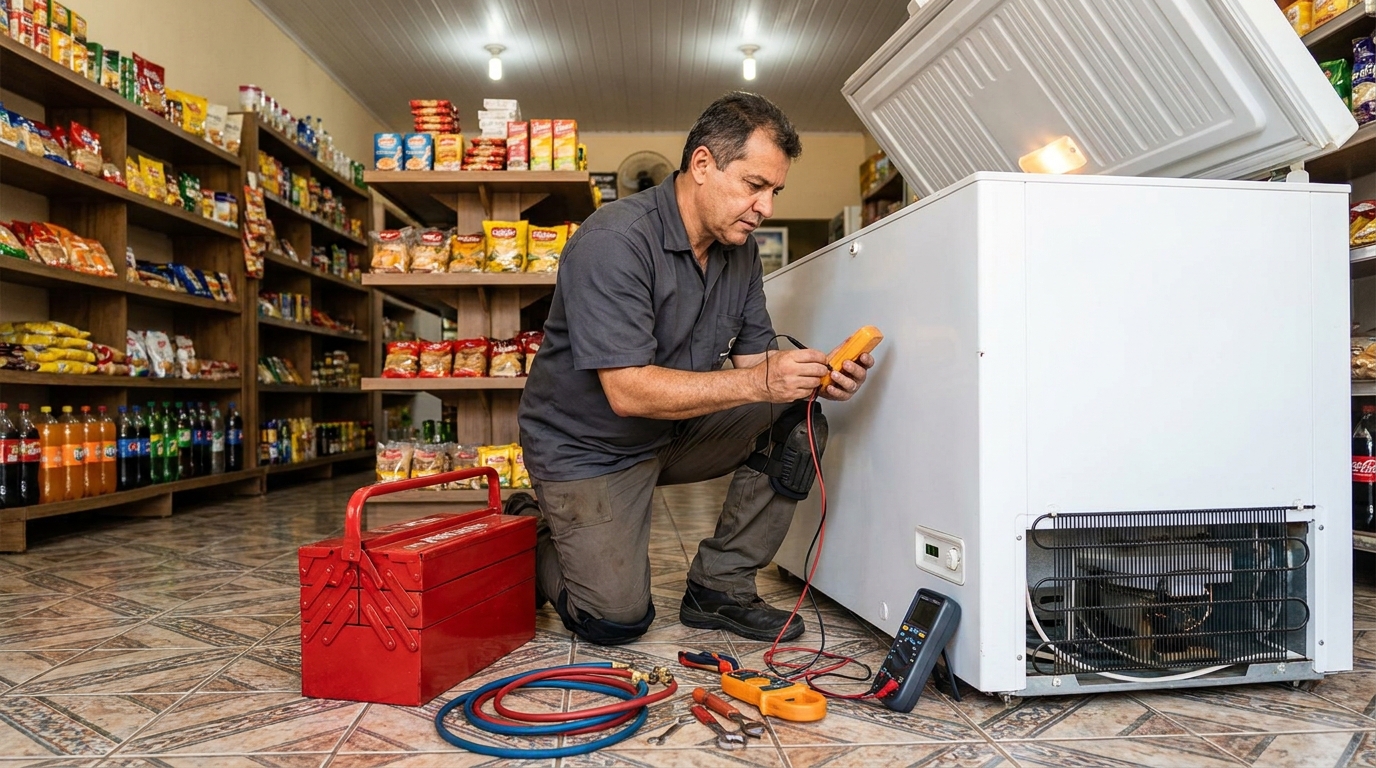 Ajuste de Temperatura do Freezer no Imperial, São José do Rio Preto‑SP